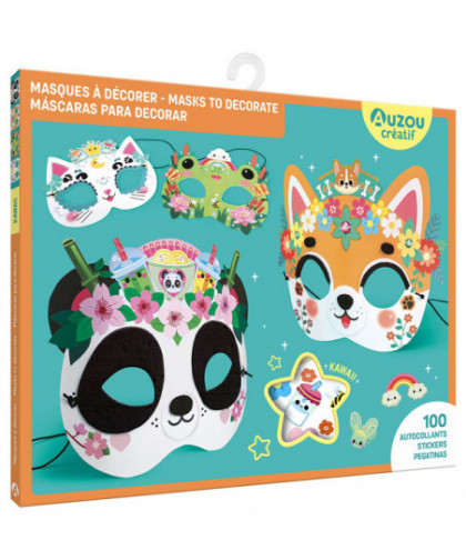 MASQUES À DÉCORER - KAWAII