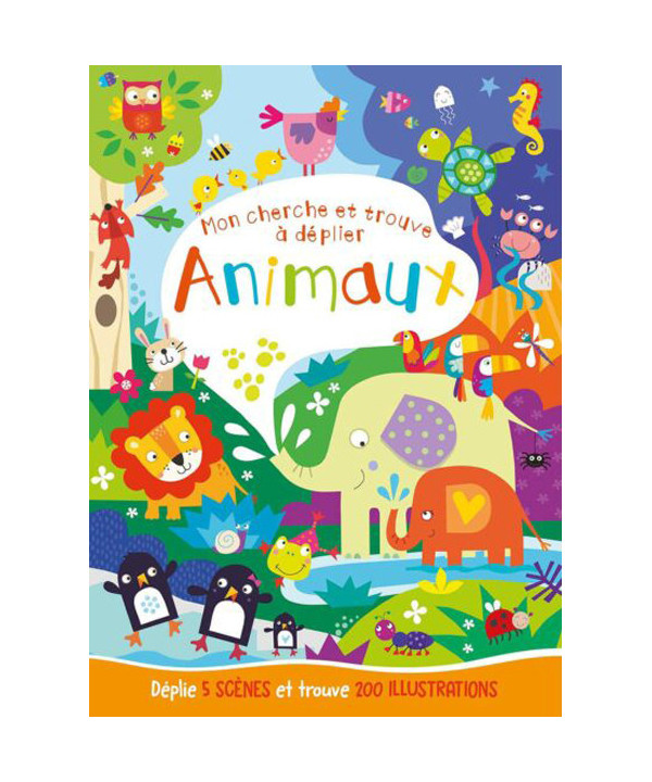 MON CHERCHE ET TROUVE À DÉPLIER - ANIMAUX