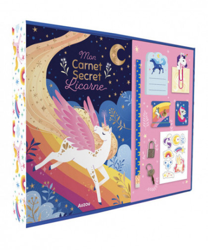 MA PAPETERIE CRÉATIVE - MON COFFRET SECRET LICORNES