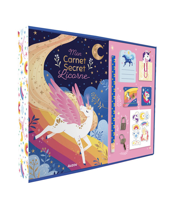 MA PAPETERIE CRÉATIVE - MON COFFRET SECRET LICORNES