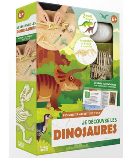 AUZOU LAB' - JE DÉCOUVRE LES DINOSAURES