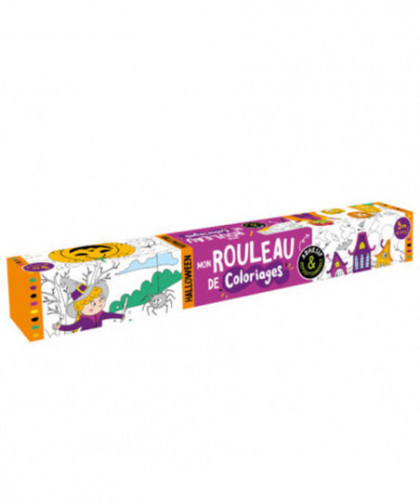 MON ROULEAU DE COLORIAGES HALLOWEEN