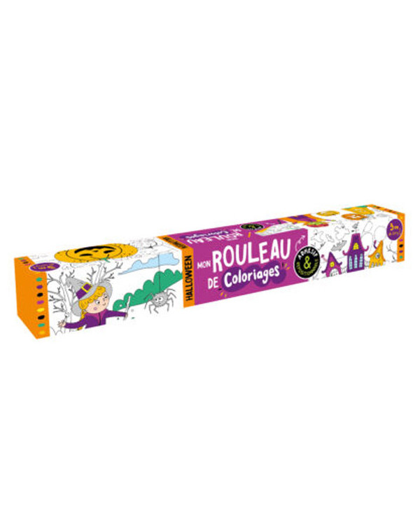 MON ROULEAU DE COLORIAGES HALLOWEEN
