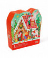 SHAPED BOX PUZZLES 36 PIÈCES - LA MAISON EN PAIN D'EPICES
