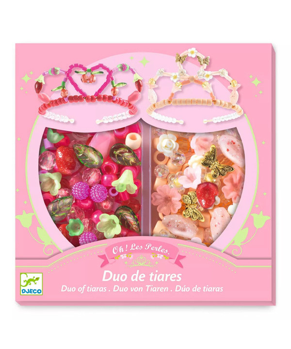 PERLES & BIJOUX - DUO DE TIARES ROSE