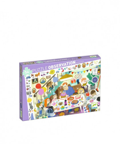 PUZZLES OBSERVATION - LA FÊTE D'ANNIVERSAIRE 54 PCS