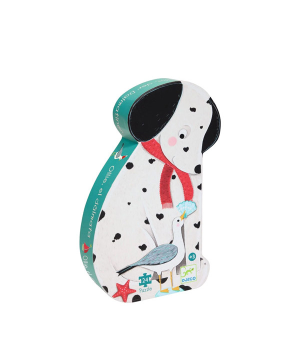 PUZZLES - PUZZ SILHOUETTE - OLLIE. LE DALMATIEN - 24 PCS