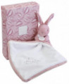 LAPIN DOUDOU - LAPIN AVEC DOUDOU ROSE