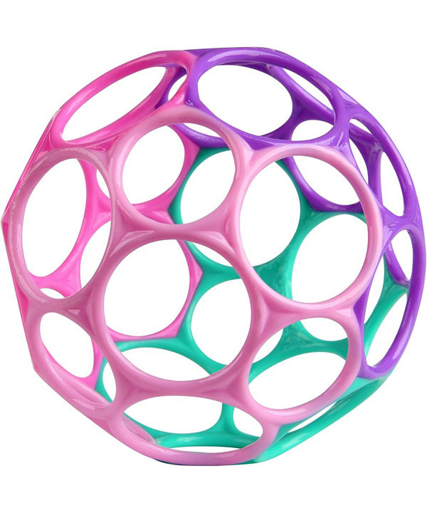 OBALL CLASSIC EASY-GRASP TOY - PINK/PURPLE