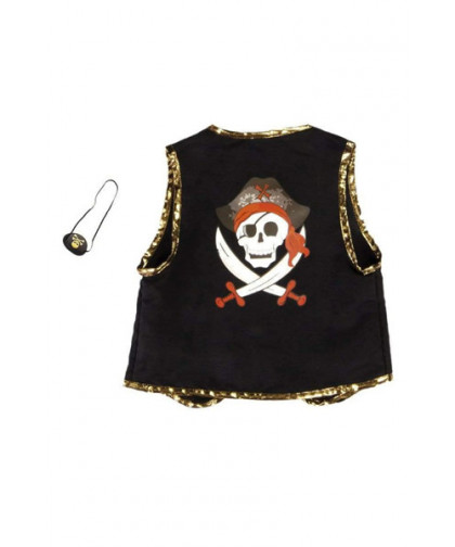 VESTE PIRATE ET CACHE ŒIL