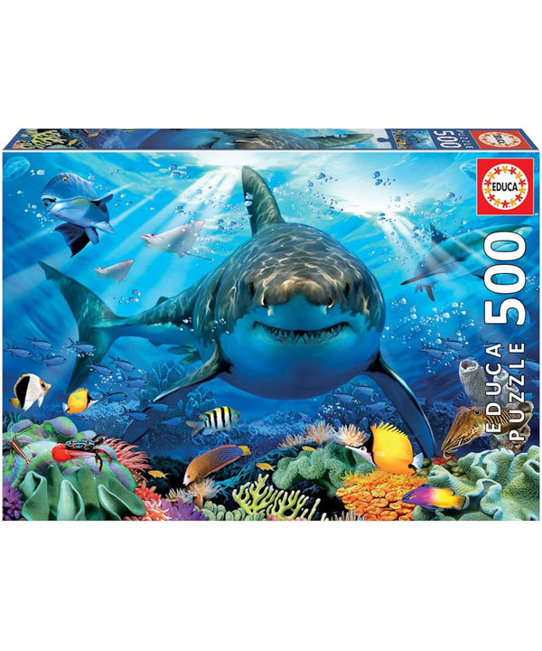 PUZZLE 500 GRAND REQUIN BLANC