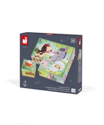FERME - PUZZLE CUBES ANIMAUX DE LA FERME