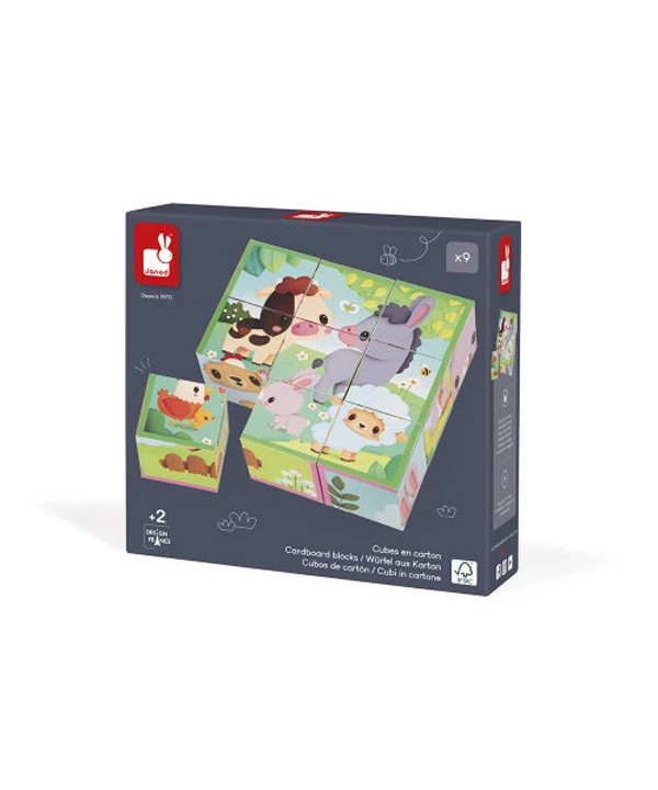 FERME - PUZZLE CUBES ANIMAUX DE LA FERME