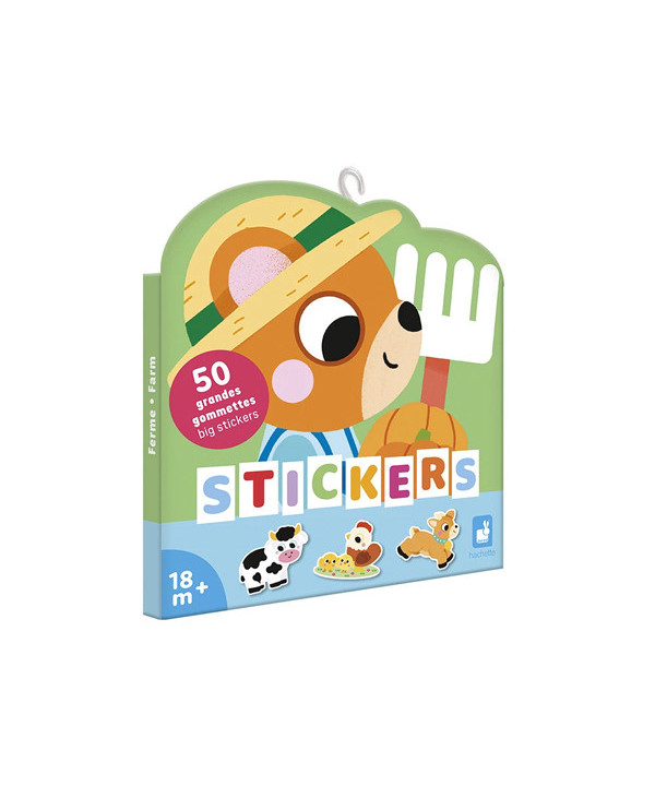 50 GRANDES GOMMETTES - ANIMAUX FERME