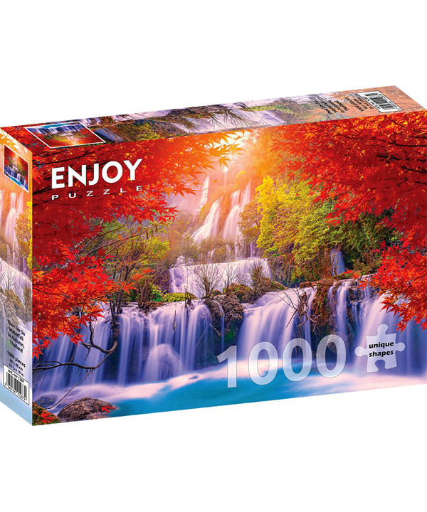 PUZZLE 1000 PCS - THEE LOR SU WATERFALL IN AUTUMN. THAILAND