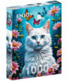 PUZZLE 1000 PCS - WHITE CAT