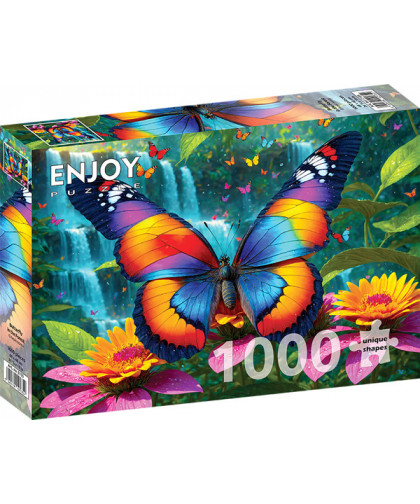 PUZZLE 1000 PCS - BUTTERFLY IN THE FOREST