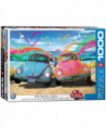 PUZZLE 1000 PCS - P.GREENFIEL - BEETLE LOVE