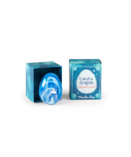 OEUF DE DRAGON REBONDISSANT BLEU LES PETITES MERVEILLES