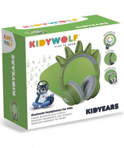 KIDYEARS - BLUETOOTH HEADSET WITH MAGNETIC EARS - DINO