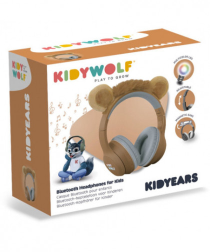KIDYEARS - BLUETOOTH HEADSET WITH MAGNETIC EARS - LION