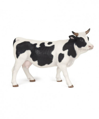 LA FERME - VACHE NOIRE ET BLANCHE