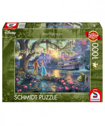 PUZZLE DISNEY 1000 PCS - LA PRINCESSE ET LA GRENOUILLE