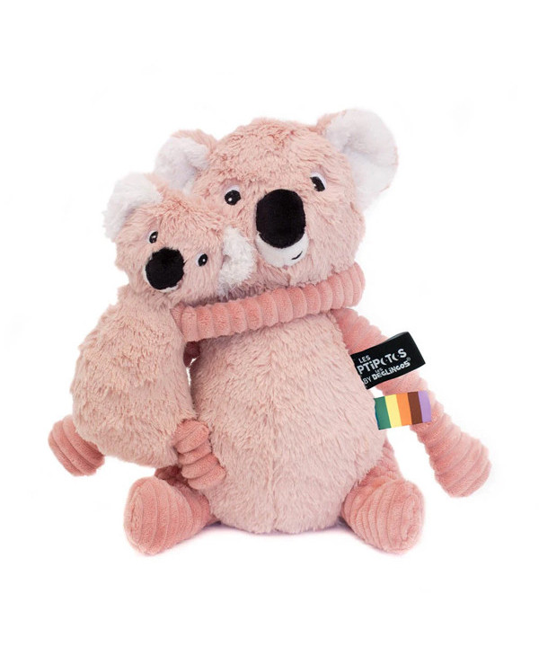 TRANKILOU LE KOALA MAMAN & BEBE ROSE