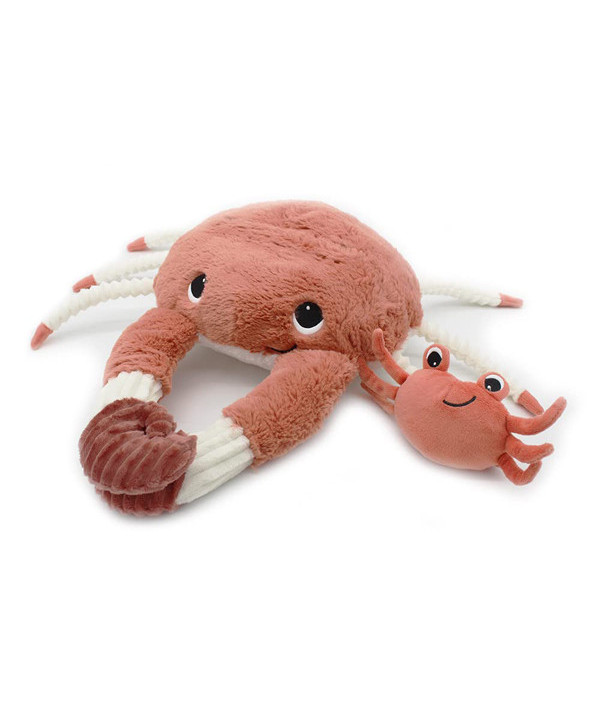 CASSECOU LE CRABE MAMAN & BEBE TERRACOTTA