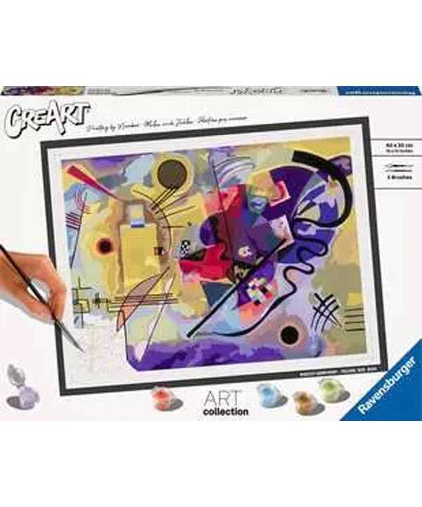 CREART - KANDINSKY : JAUNE. ROUGE. BLEU - ART