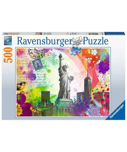 PUZZLE 500 PCS - CARTE POSTALE DE NEW YORK