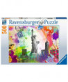 PUZZLE 500 PCS - CARTE POSTALE DE NEW YORK