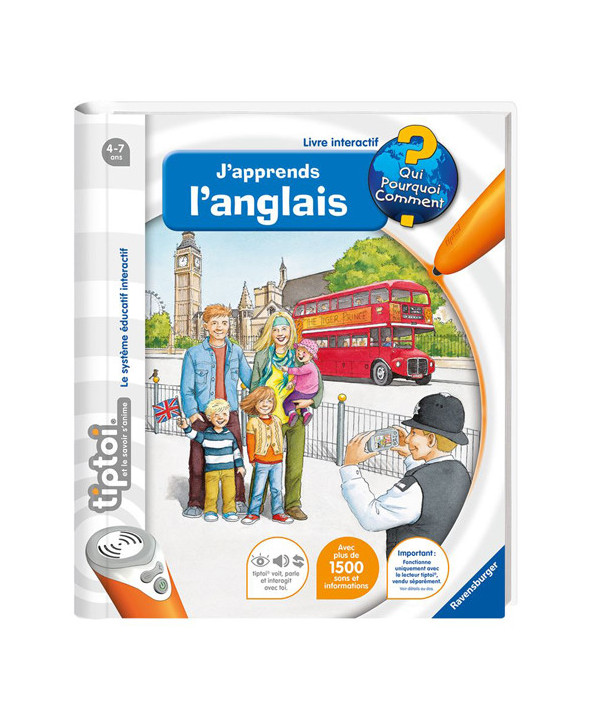 TIPTOI -  J'APPRENDS L'ANGLAIS