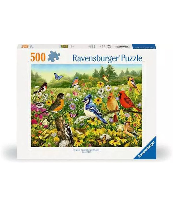 PUZZLE 500 PCS - OISEAUX DANS LA PRAIRIE