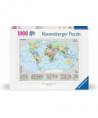 PUZZLE 1000 PCS - CARTE DU MONDE POLITIQUE