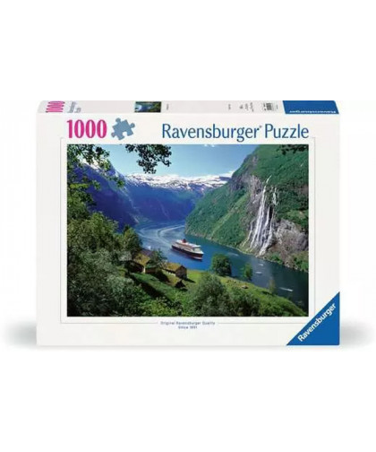 PUZZLE 1000 PCS - FJORD NORVÉGIEN