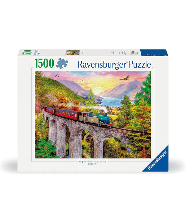 PUZZLE 1500 PCS - ZUGFAHRT IM HERBST