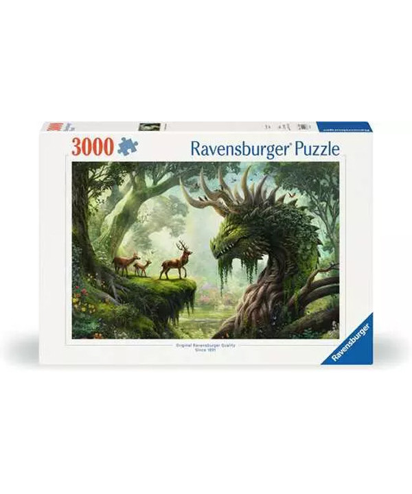 PUZZLE 3000 PCS - LE RÉVEIL DU DRAGON DE LA FORÊT