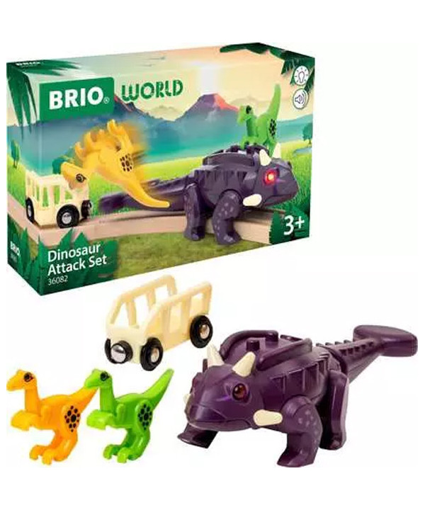BRIO - DINOSAUR ATTACK SET