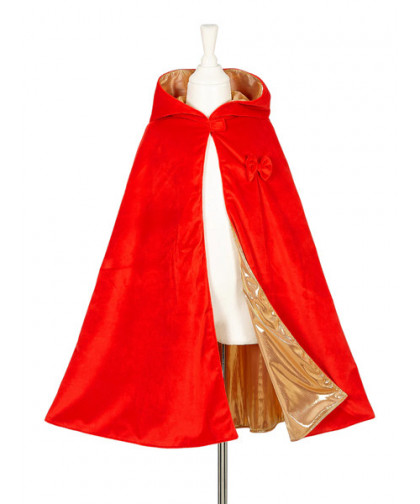 PRINCESSE-CHAPERON ROUGE CAPE RÉVERSIBLE