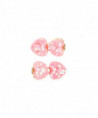 PINCES À CHEVEUX QUIRINE - CŒURS ROSE