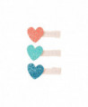 PINCES À CHEVEUX BRACHA - CŒUR ROSE BLEU