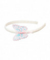 SERRE-TÊTE BELIA - PAPILLON BLANC BLEU ROSE