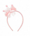 SERRE-TÊTE AVEC COURONNE LAURANA - ROSE POMPONS