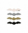 PINCES À CHEVEUX BAT- BLANC  ARGENT OR NOIR