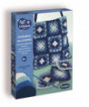 MON SAC EN PATCHWORK BLEU (INITIATION CROCHET)