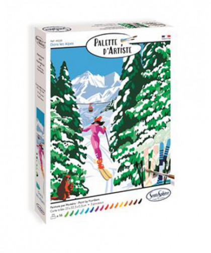 PALETTE D'ARTISTE - DANS LES ALPES