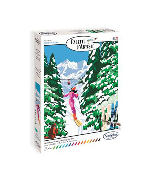 PALETTE D'ARTISTE - DANS LES ALPES