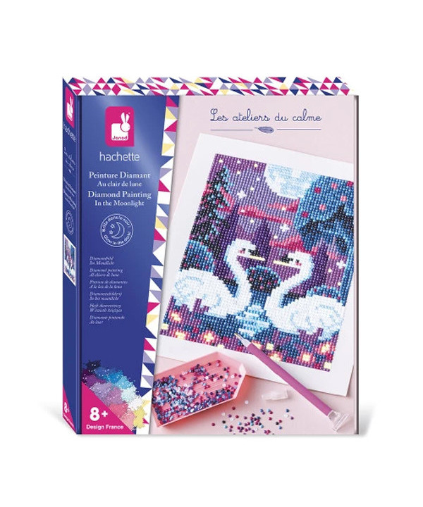 PEINTURE DIAMANT- AU CLAIR DE LUNE