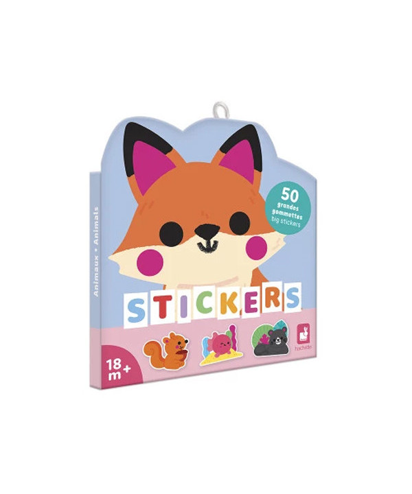 50 GRANDES GOMMETTES - ANIMAUX